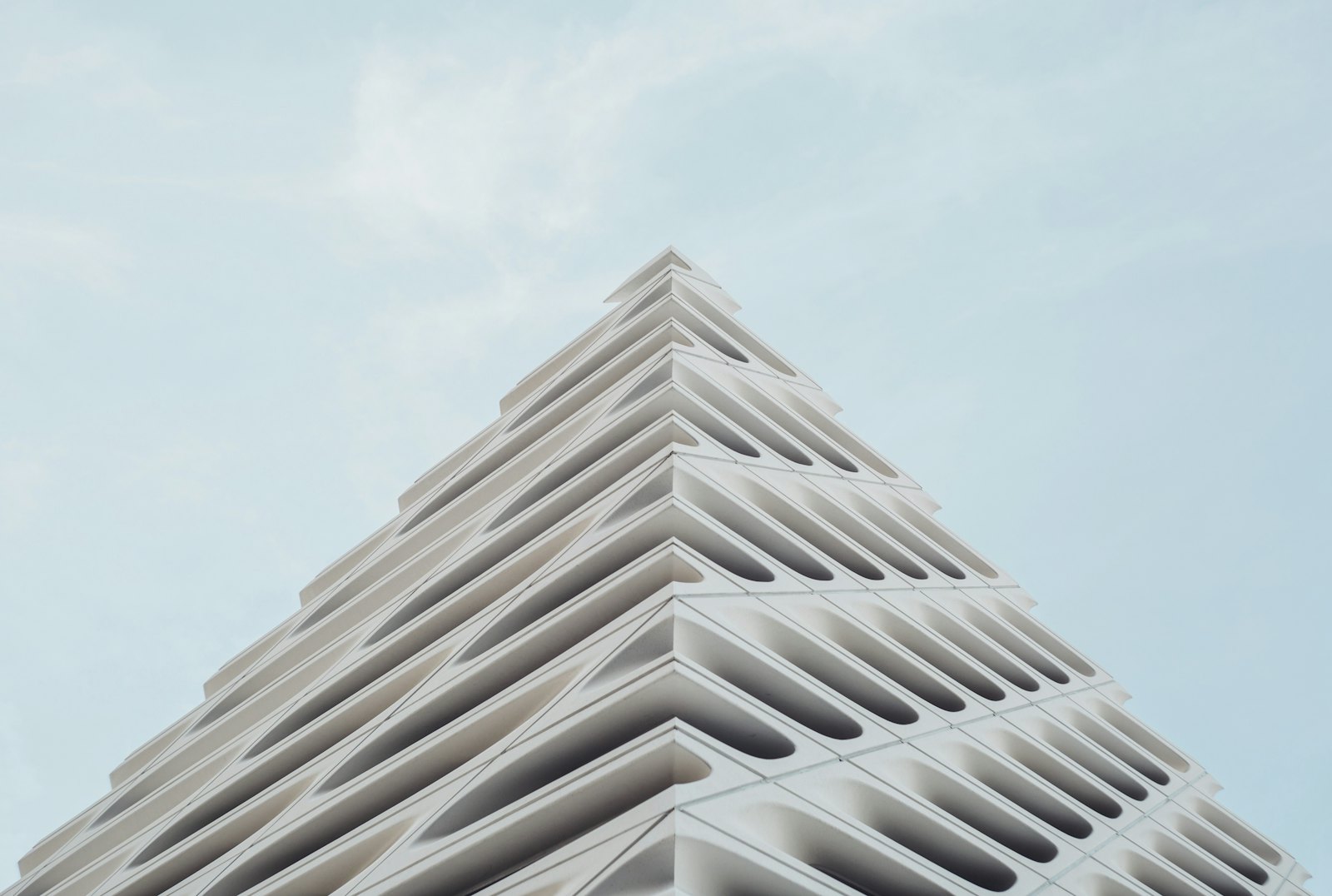 Modern architecture against a clear sky